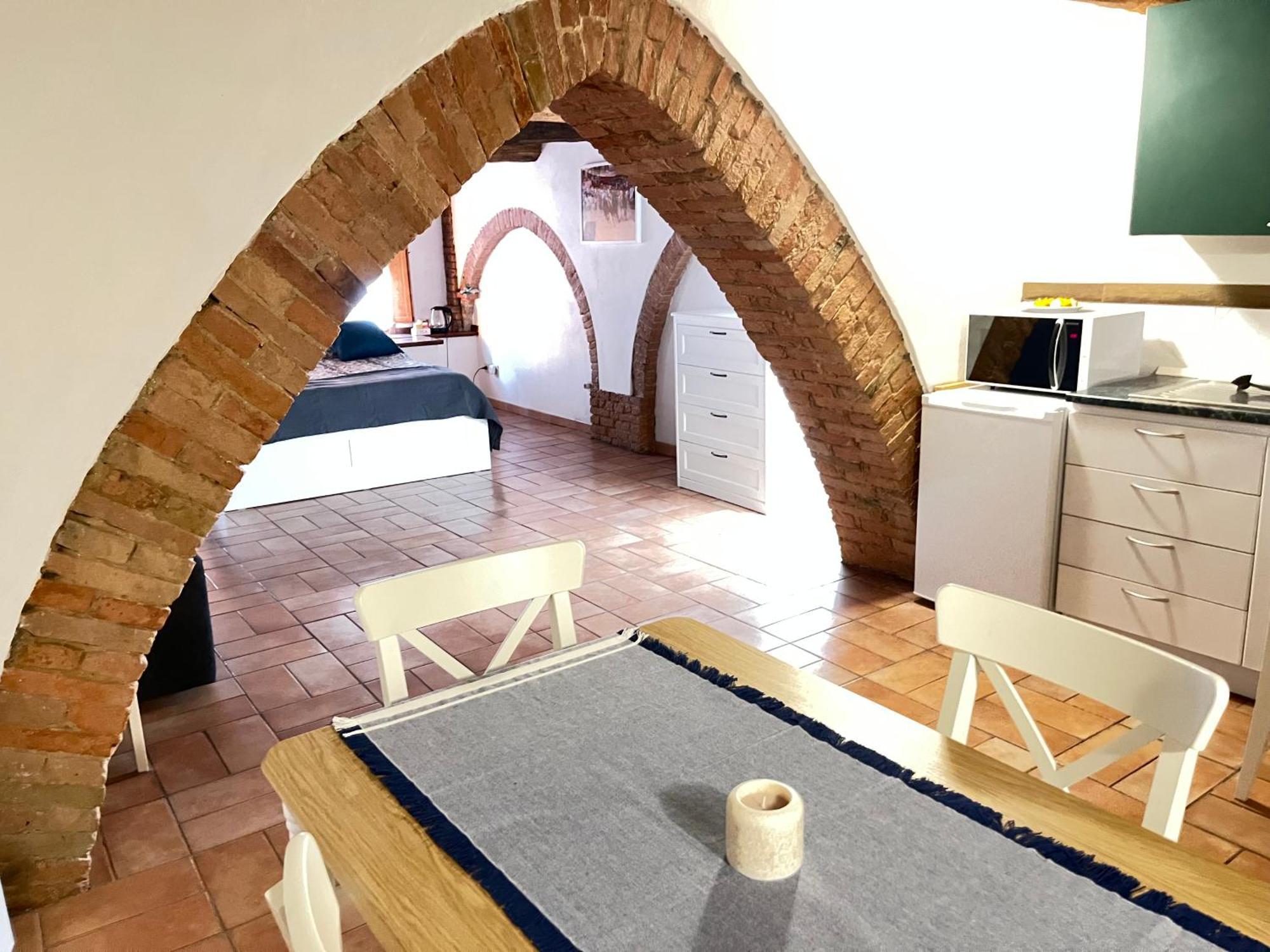 Gli Archi Nel Cuore Di سيينا المظهر الخارجي الصورة